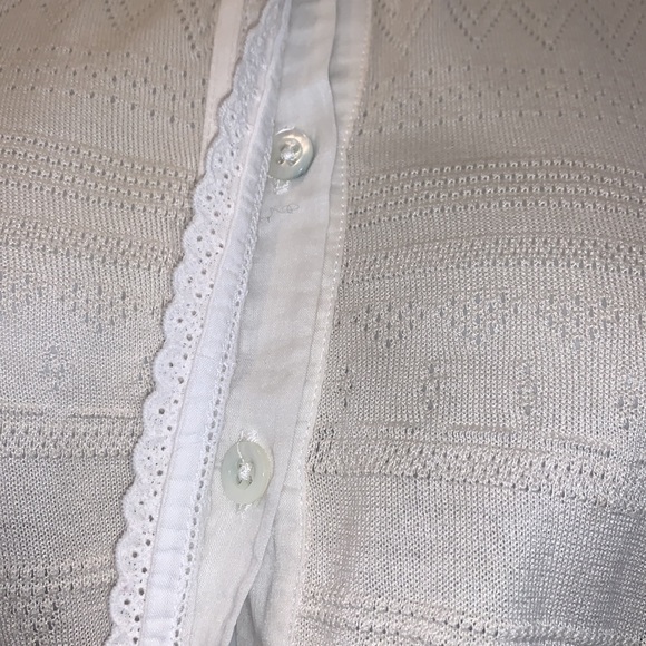 HIGH EVERTIME COUTURE Linen Laced Blouse - Picture 8 of 12